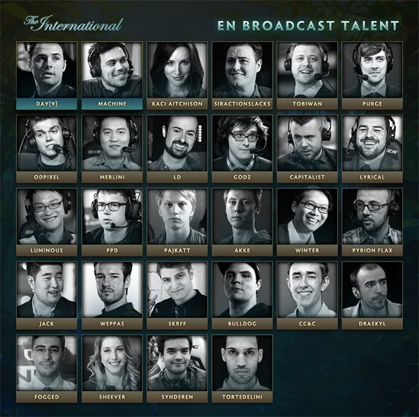 dota 2 ti7 broadcast team