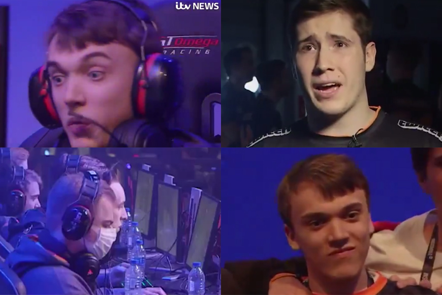ITV News video clip features UK LoL players pulling some serious faces at i61