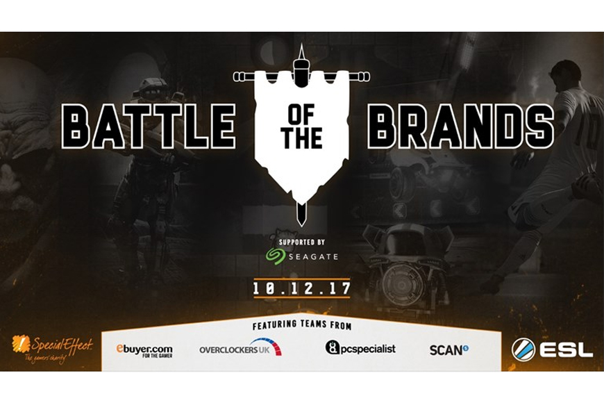 ESL UK to host Battle of the Brands charity push with PC etailers