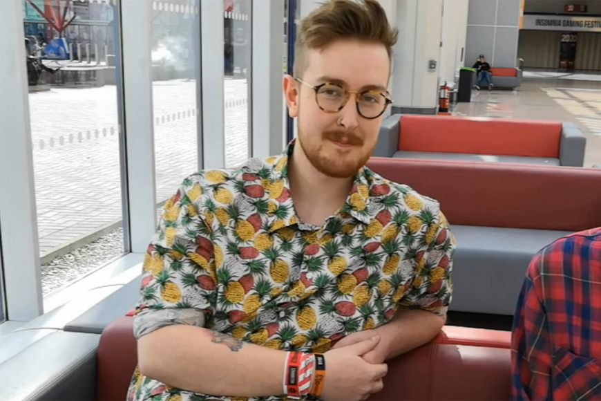 i63 video interview: Caster Blank on UK Overwatch, Blizzard & GAME’s PUBG plane stand