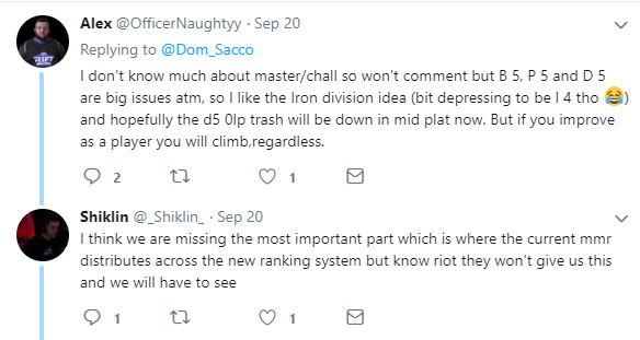 Hopefully Diamond 5 trash will be in mid-Plat now' - UK League community  reacts to new Iron and Grandmaster tiers & ranked changes - Esports News UK