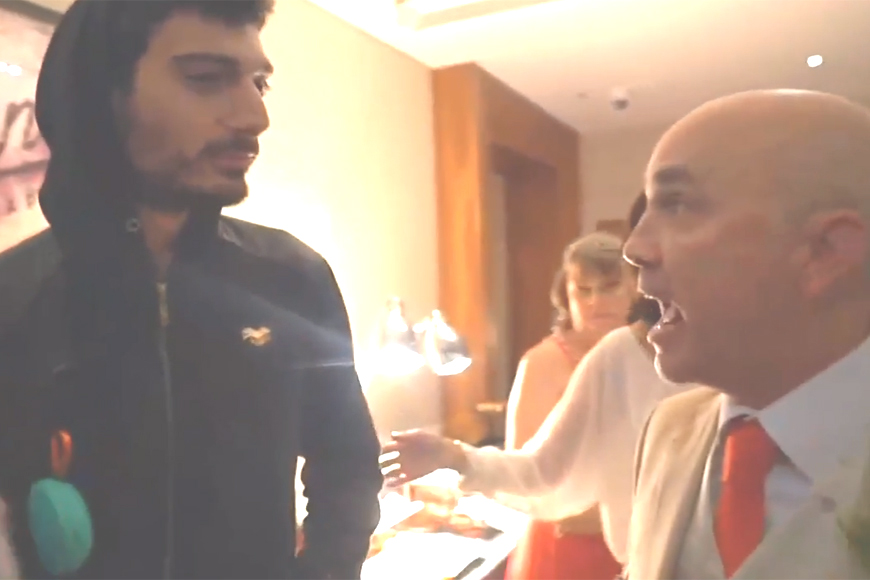 The challenge of IRL streaming in the UK: Ice Poseidon crashes random wedding reception in London, angers groom