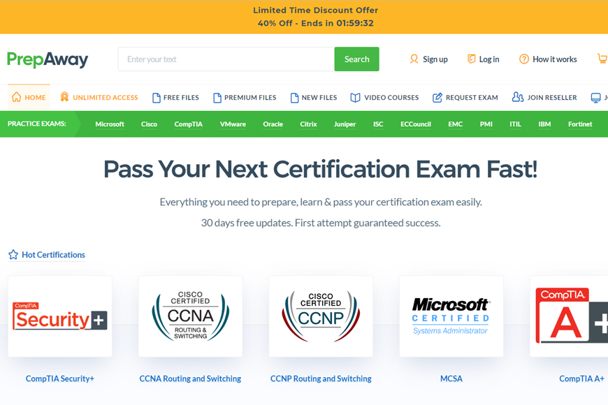 PrepAway – The Best Way to Earn Your Cisco CCNA Security Certification