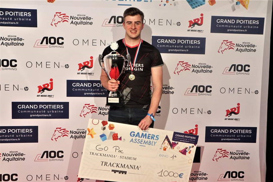 British TrackMania player Thomas 'Pac' Cole creates history at Gamers Assembly