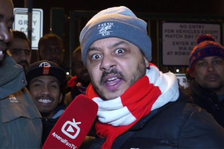 Troopz of Arsenal Fan TV fame was added to FIFA 20 as a Volta London announcer, but wasn’t invited to the game’s launch party, ya understand