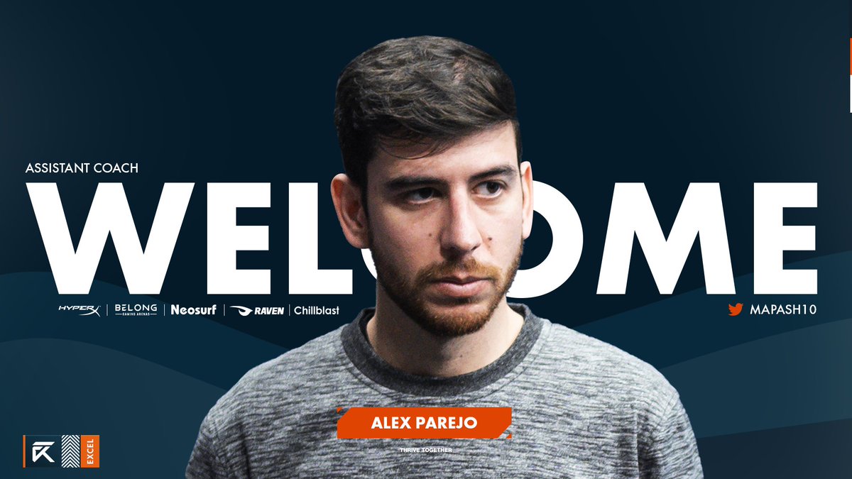 Alex ‘Mapache’ Parejo rejoins Excel Esports as  assistant coach, Mickey renews as mid-laner