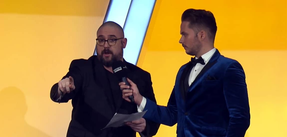 Esports Awards 2019: Richard Lewis calls out the likes of Polygon, Kotaku and Waypoint in Journalist of the Year winner’s speech