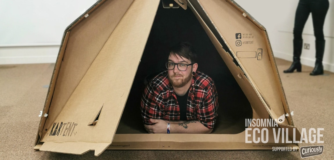 Insomnia attendees can now camp in cardboard tents as gaming festival adds new Eco Village