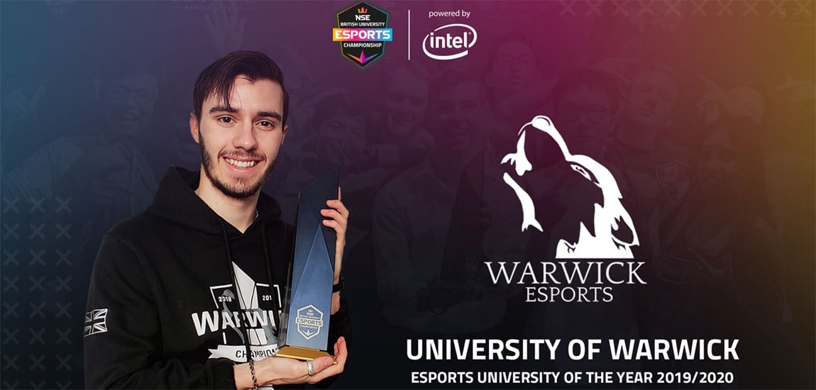 Warwick named NSE Esports University of the Year for second year in a row