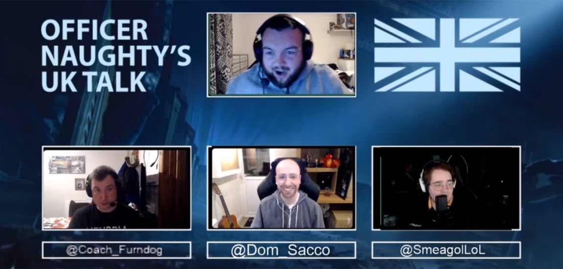 Watch: UK League of Legends Talk Show Hosted By MNM Gaming NLC Team Manager Officernaughty