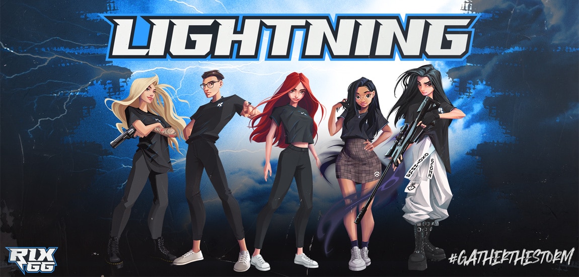 Rix.GG announce ‘Lightning’ Valorant roster as part of drive to see women and marginalised gender players ‘compete at the highest levels of esports’