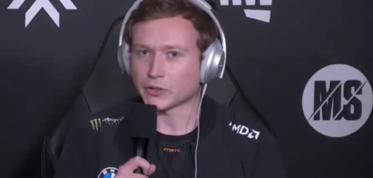 Former Fnatic coach Mini. Valorant anniversary showmatch