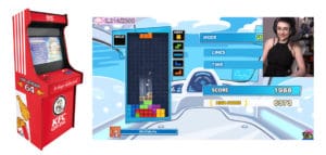 UK streamers are competing in Tetris and Space Invaders esports to win a KFC Arcade Machine