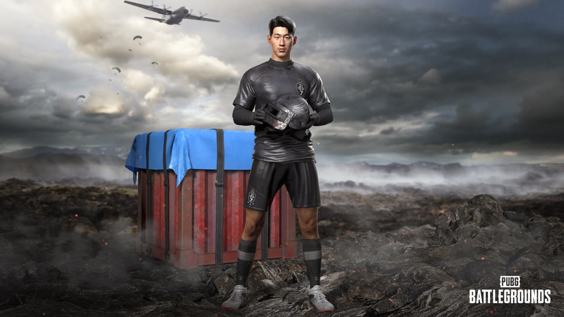 Footballer Son Heung-min says he wants to win a chicken dinner after being added to PUBG as a playable character as part of a ‘Sonny Collaboration Event’
