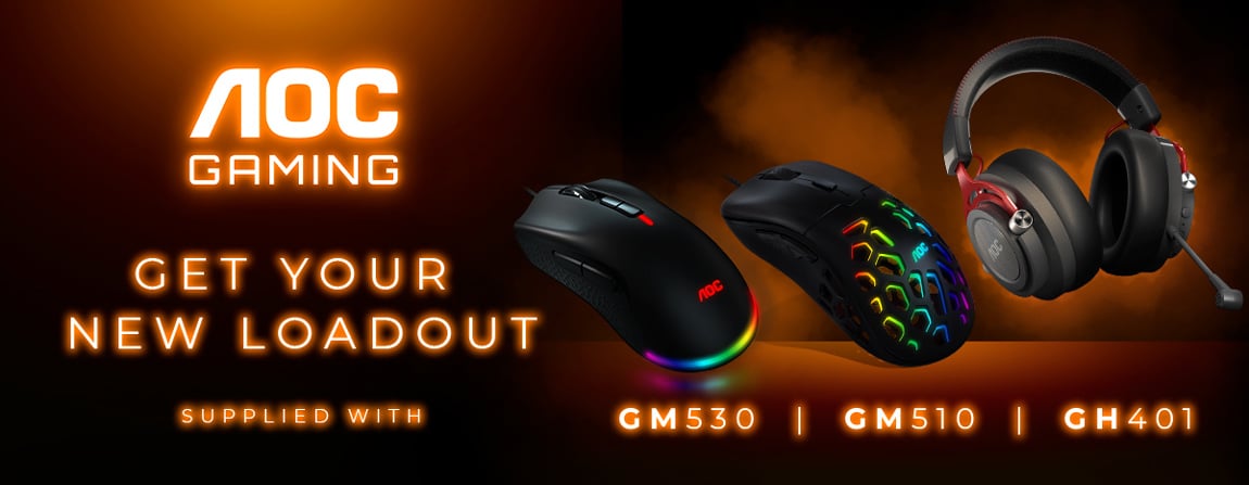 AOC Gaming introduces new gaming mice and headset, plus new AGON PRO monitors up to 240Hz under the AGON by AOC brand