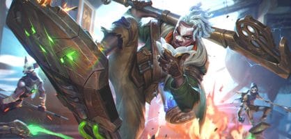 Firelight Ekko skin for League of Legends updated: Arcane-themed in