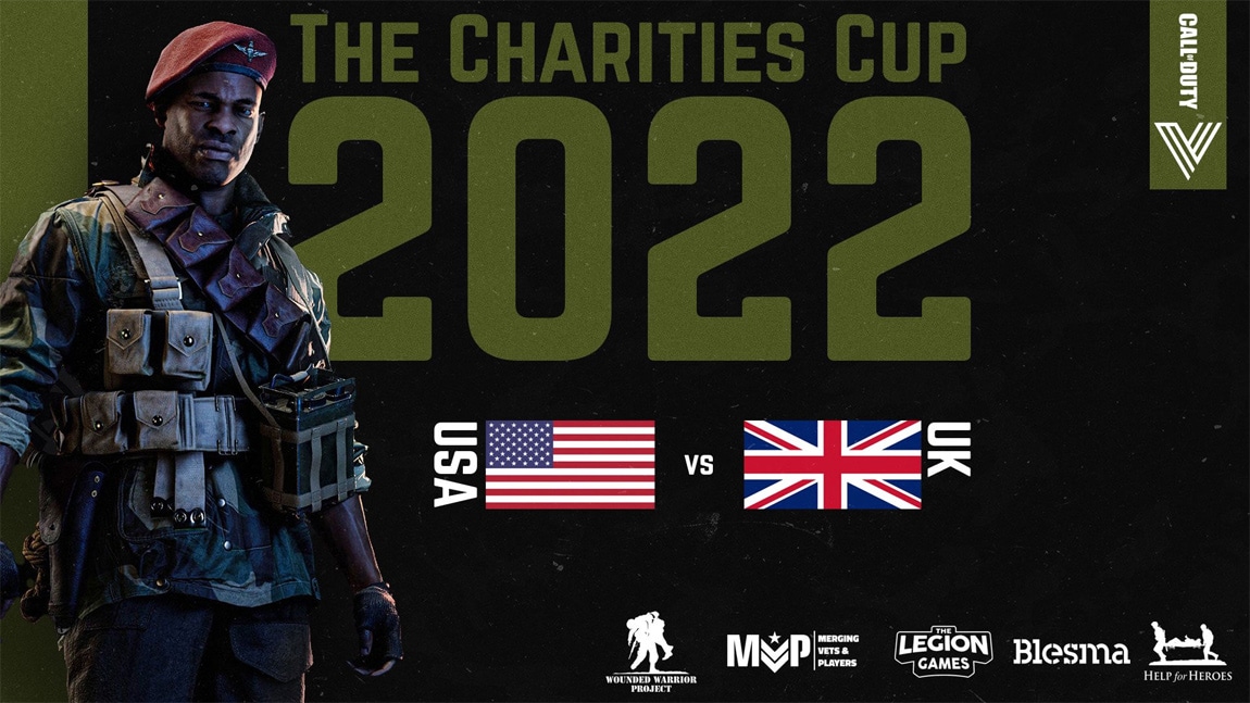 The Charities Cup returns for 2022, with UK and USA armed forces going head-to-head in Call of Duty to raise money for good causes