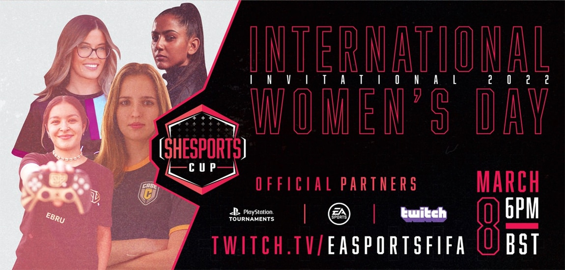 Gfinity Arena to host Shesports Cup women’s FIFA tournament on International Women’s Day