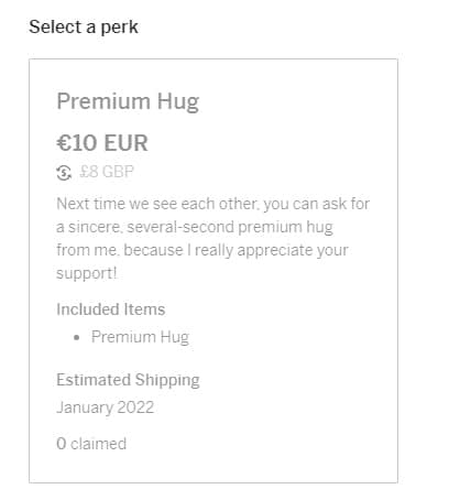 hcg premium hug