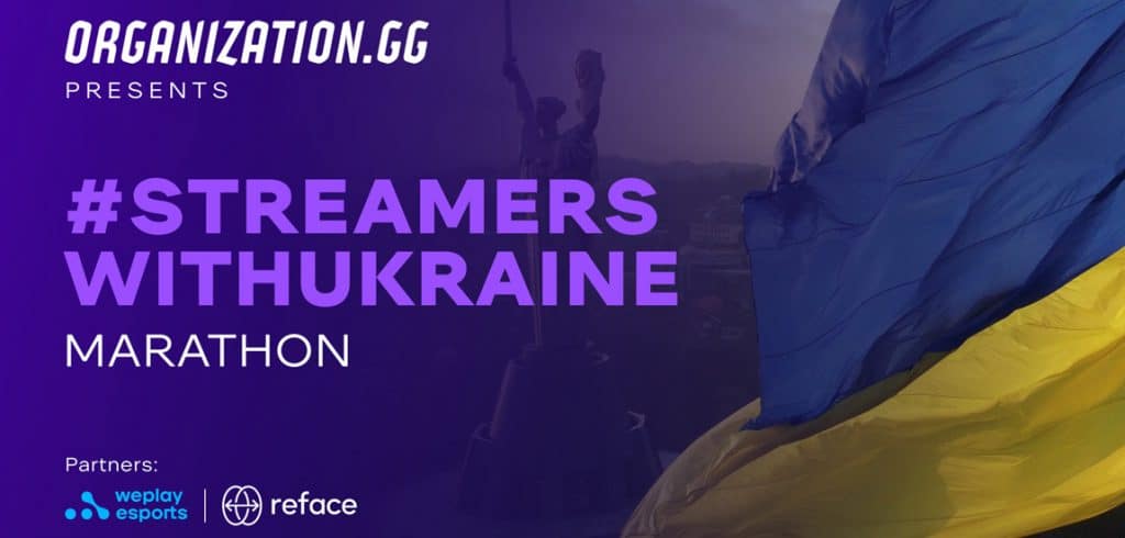 streamers with ukraine marathon