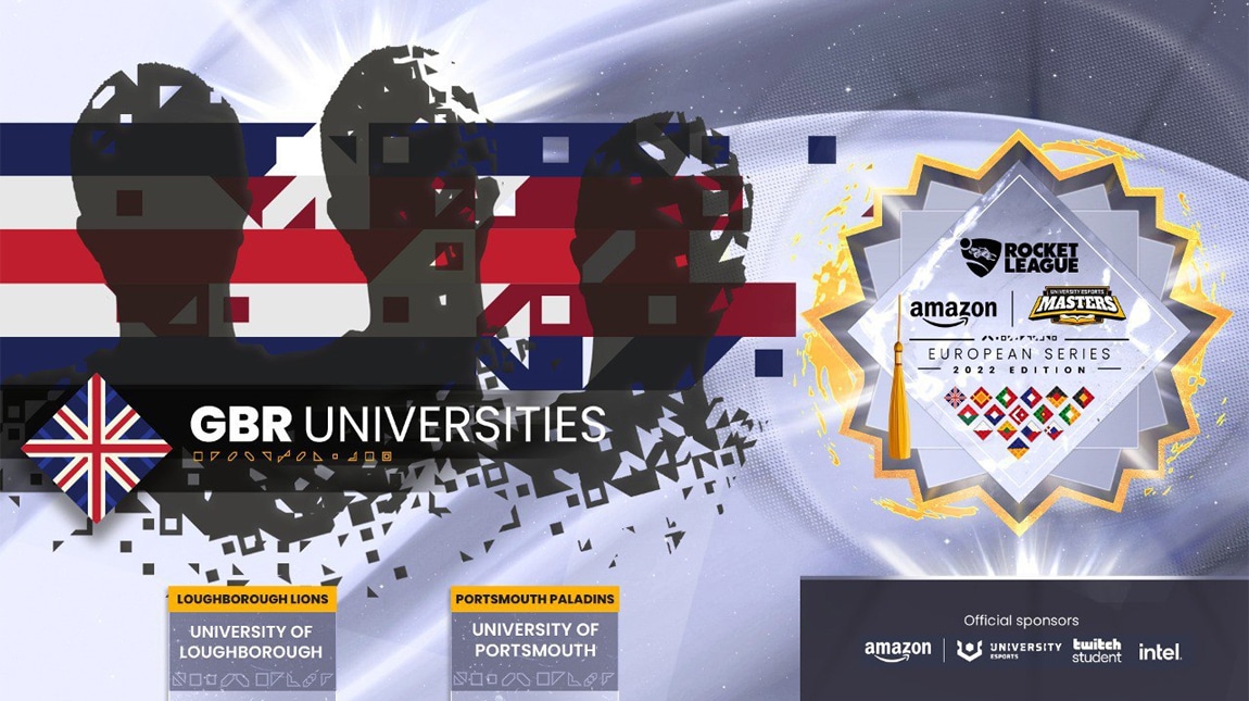 UK Rocket League teams Loughborough Lions and Portsmouth Paladins reach Amazon University Esports Masters 2022 playoff finals