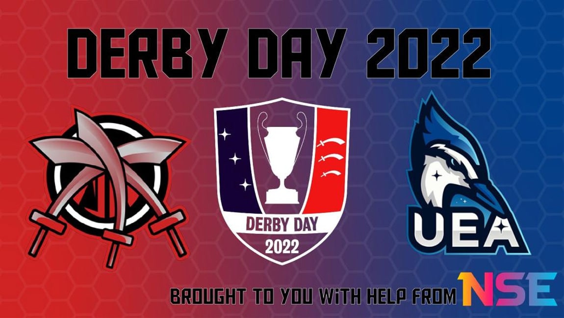 University of Essex and University of East Anglia esports teams prepare to do battle at Derby Day 2022 for the first time
