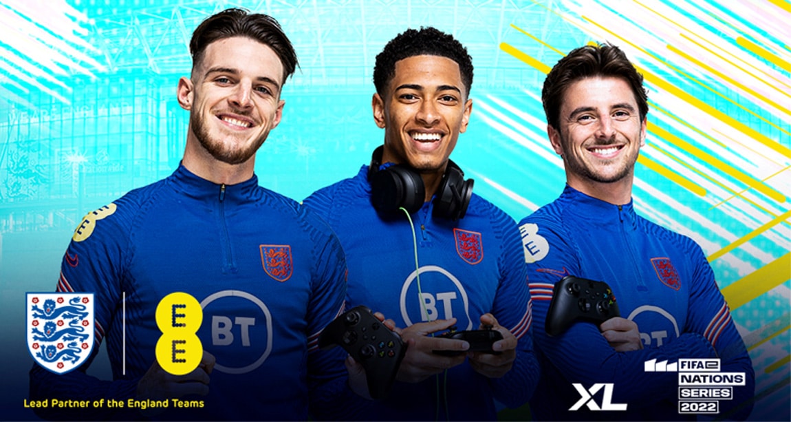 England Football and EE launch new FIFA esports competition the Connected Club Cup, featuring footballers and Excel Esports talent