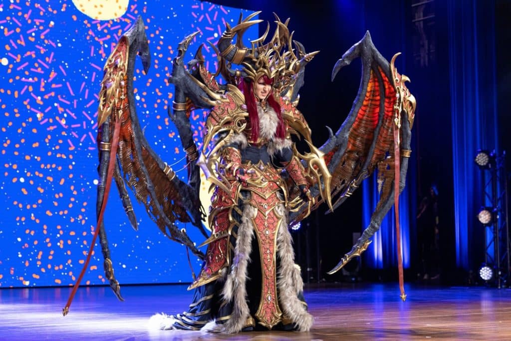 Vilina cosplay inspired by Warcraft and Diablo Cosplay competition Winner