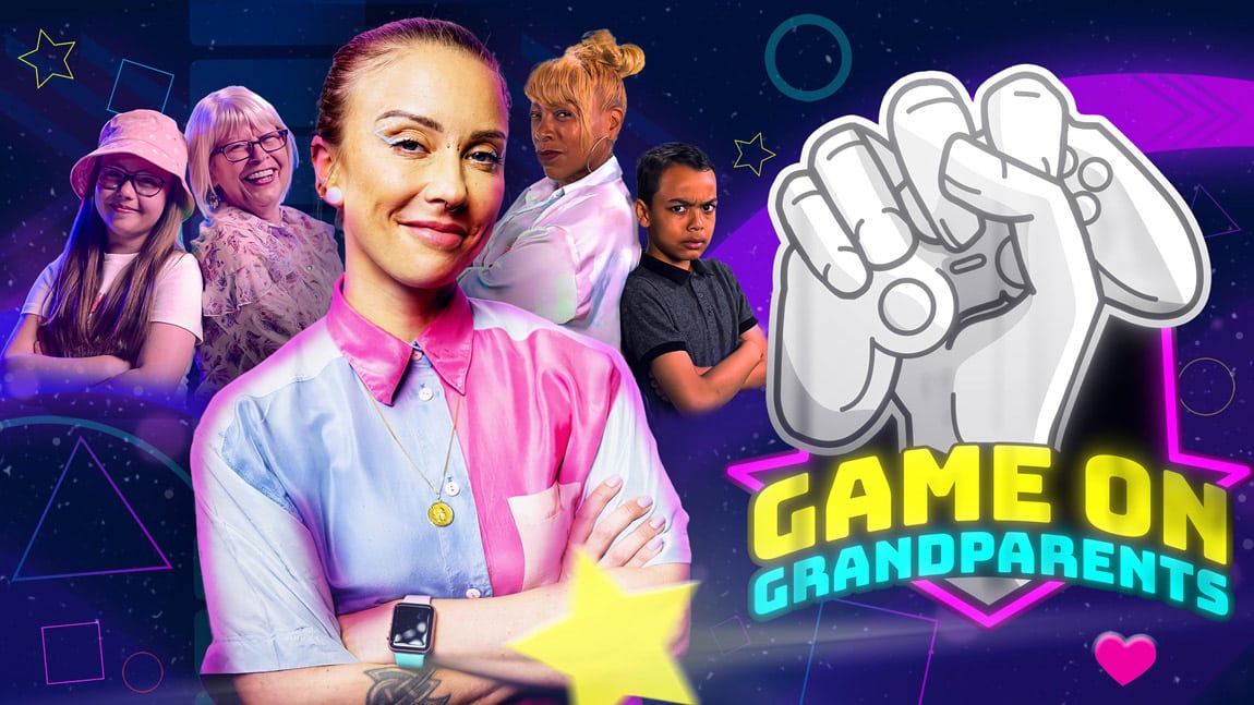 Game on Grandparents: New CBBC gaming TV show sees kids train up their grandparents to play in an esports tournament, featuring Vikkstar, Ali-A, Miles Ross, Julia Hardy & more
