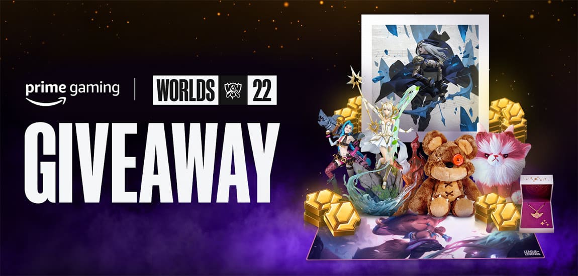 Prime Gaming and Riot announce Worlds 2022 RP giveaways