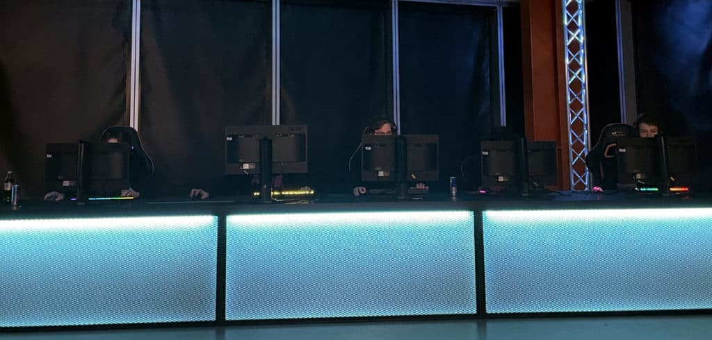 Fourth Wall League of Legends team at live event in London