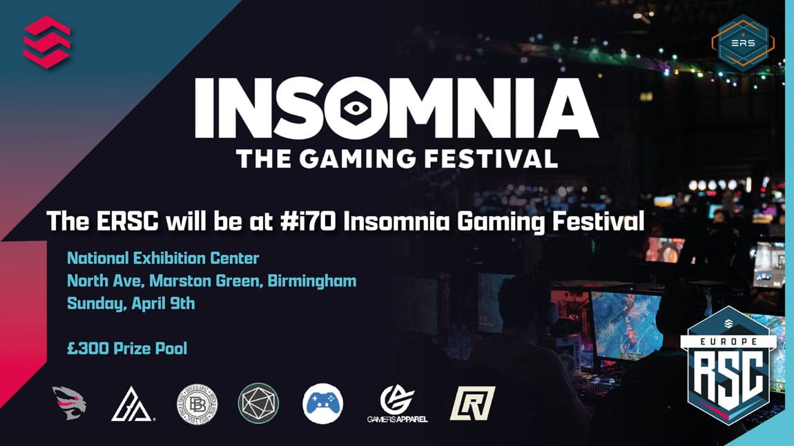 RSC x ERS Rocket League Esports Organisation to Host Tournament at Insomnia Gaming Festival i70