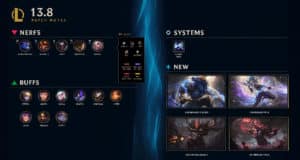 LoL PC patch 13.8