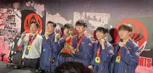 JDG press conference MSI 2023 Winners in London