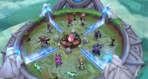 LoL Arena 2v2v2v2 team deathmatch mode