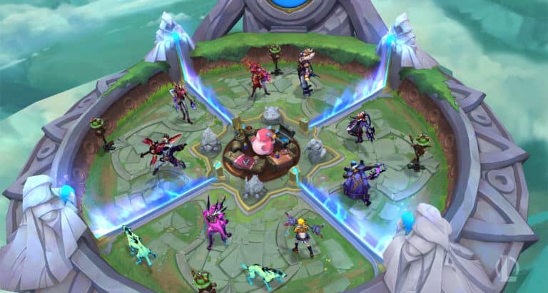 LoL Arena 2v2v2v2 team deathmatch mode