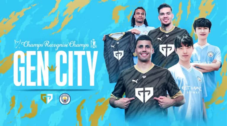 Man City Gen.G esports partnership