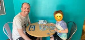 Dom Sacco and son at Norwich Anime & Gaming Con 2023