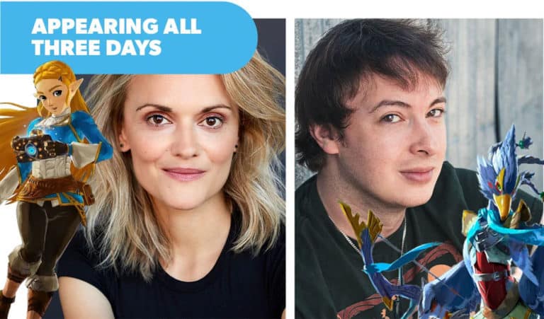 Zelda voice actors at MCM Birmingham 2023
