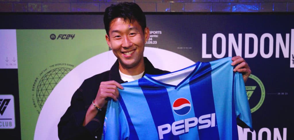 Son Heung-min EA Sports FC Pepsi ambassador