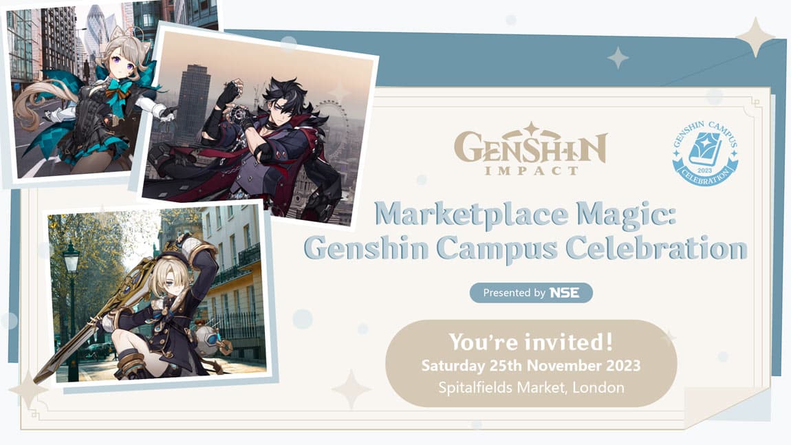 London’s Spitalfields Market to transform into ‘Magical Marketplace’ as part of NSE’s Genshin Campus Celebration