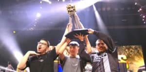Team Bizzle, the World Series of Warzone London winners
