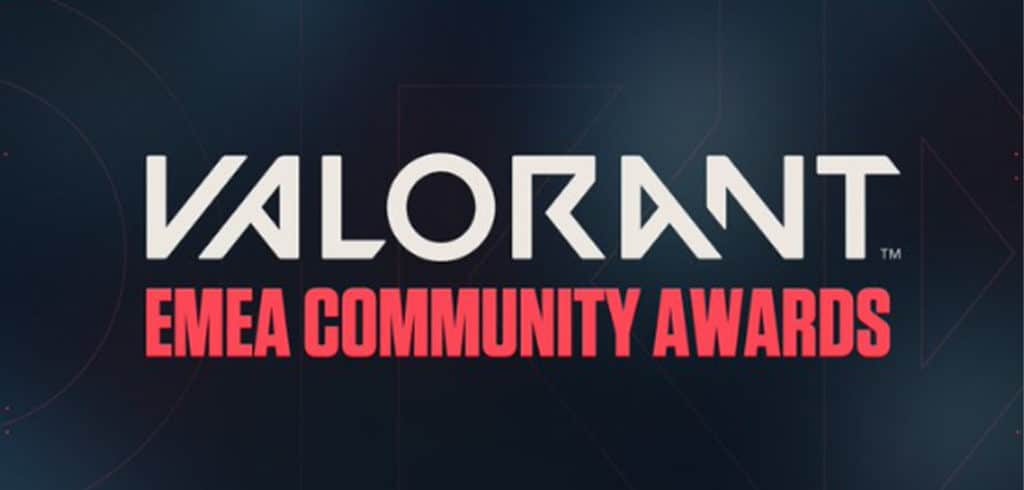 Valorant EMEA community awards 2023 logo