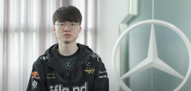 Faker on Worlds 2023 in Korea and Mercedes sponsorship