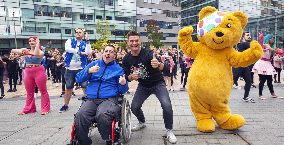 Just Dance for Pudsey: BBC Children in Need, Ubisoft and Digital Schoolhouse encourage schools and families to enter new live gaming TV show broadcast from Nottingham Confetti X
