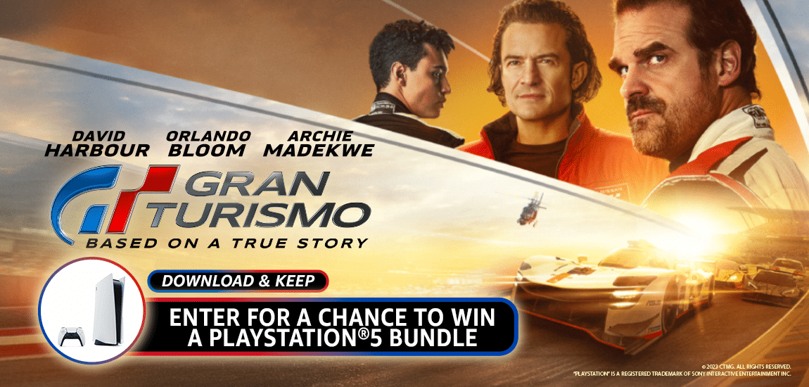 Win a PS5, DualSense wireless controller & £35 PlayStation store gift card! Giveaway celebrates Gran Turismo movie’s digital release