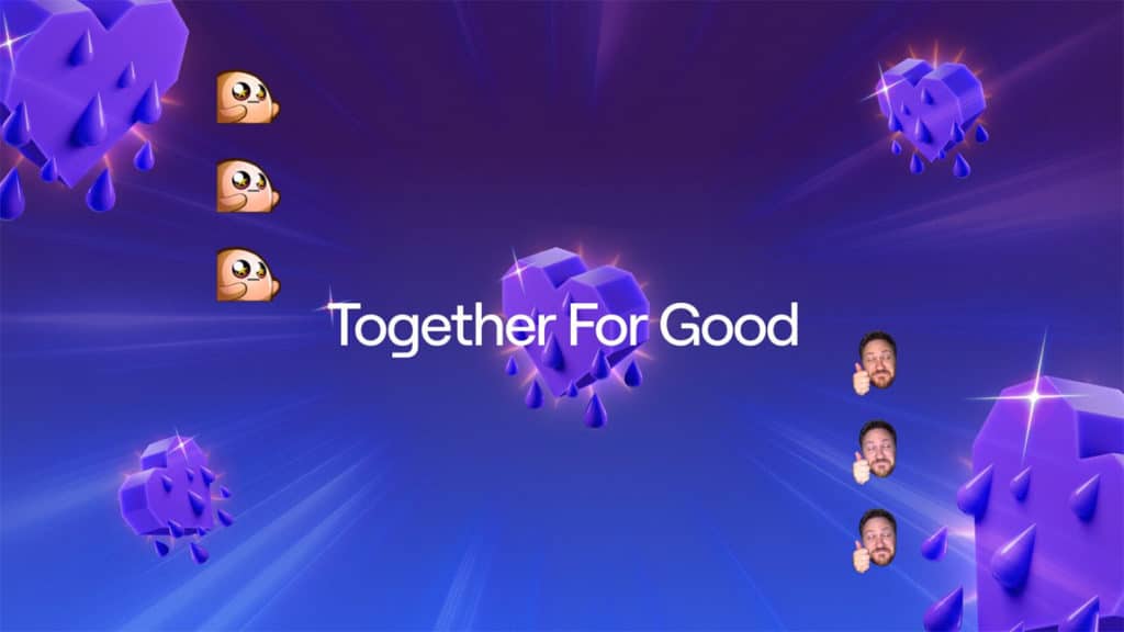 Twitch Together For Good charity fundraising