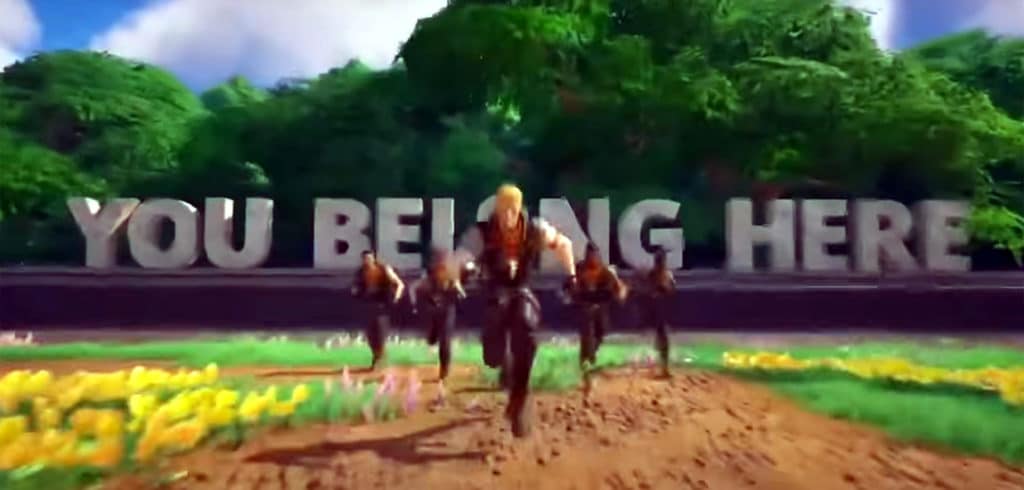 British Army's scrapped Fortnite Operation Belong campaign with the tagline 'You Belong Here'