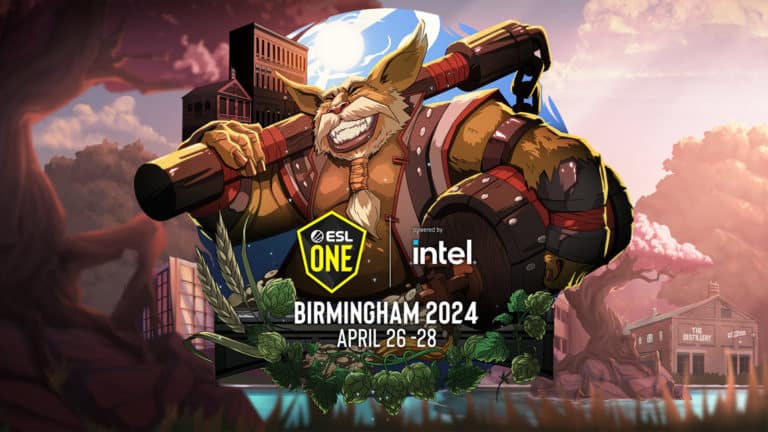 ESL One Birmingham 2024 graphic