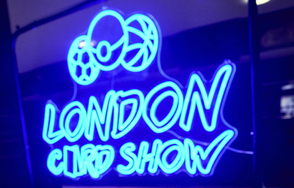 London Card Show 2024 lights logo